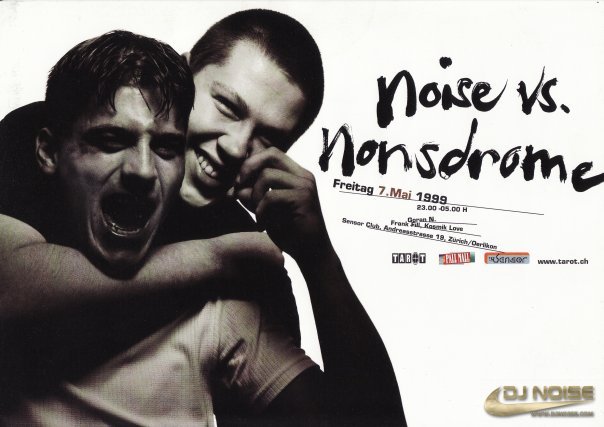 1999.05.07 - NOISE vs NONSDROME - Sensor - Zürich - 1999 Flyers