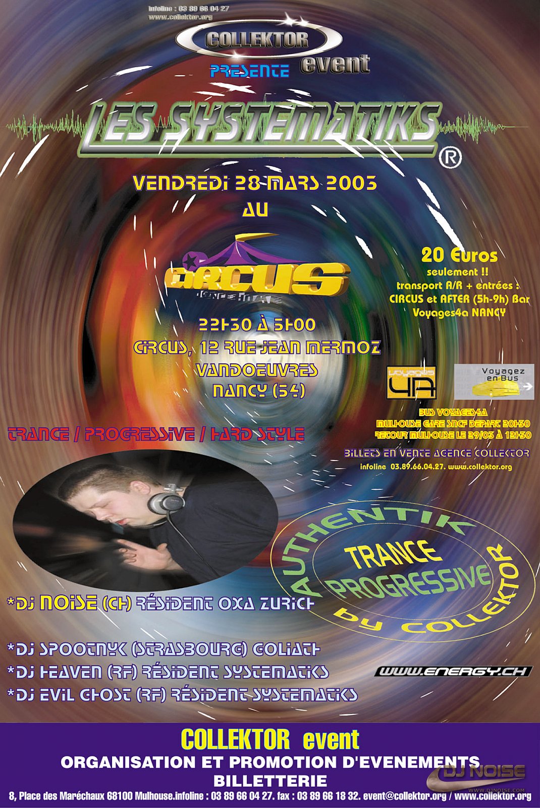 2003.03.28 - Le Systematiks - Circus - Nancy (FR) - 2003 Flyers