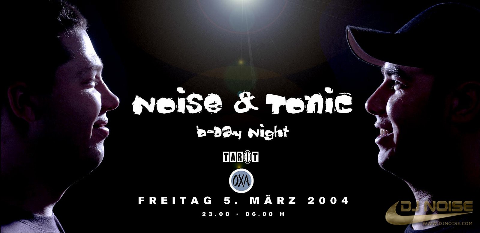 2004.03.05 - Noise & Tonic - B-Day Night - OXA (Front) - 2004 Flyers