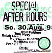 1998.08.30 - OXA-After Hours - Zürich - 1998 Flyers