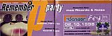 1998.10.02 Remember - Sensor - Zürich - 1998 Flyers