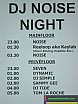 DJ Noise Night - OXA - Zürich